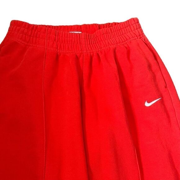 Orange Nike Dri Fit Campus Casual Lounge High Waist Activewear Sweatpants - Picture 4 of 7